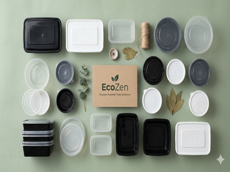 Takeaway Plastic Reusable Containers