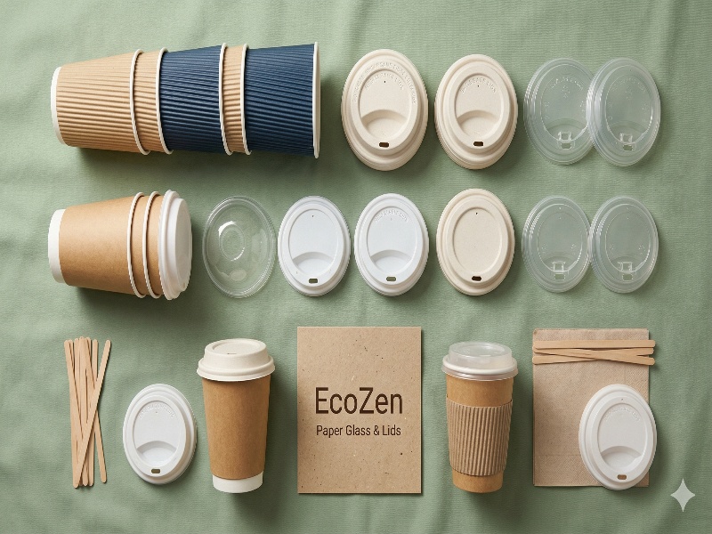 Paper Glass and Lid