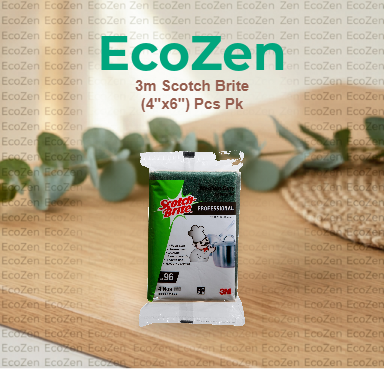 3m Scotch Brite (4"x6") Pcs Pk - Eco-friendly packaging