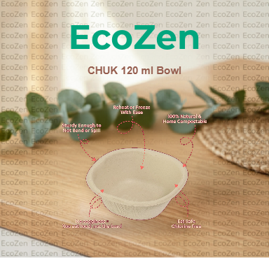 CHUK 120 ml Bowl - Eco-friendly packaging